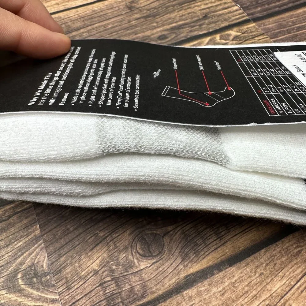 Lululemon Men's Daily Stride Crew Sock *Stripe NWT Size XL (Rainbow White) - Picture 11 of 11